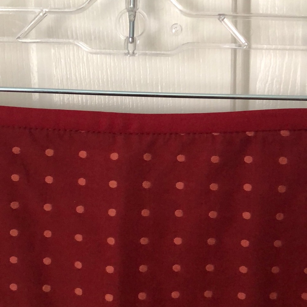 The Limited red/orange polka dot skirt - Picture 3 of 6